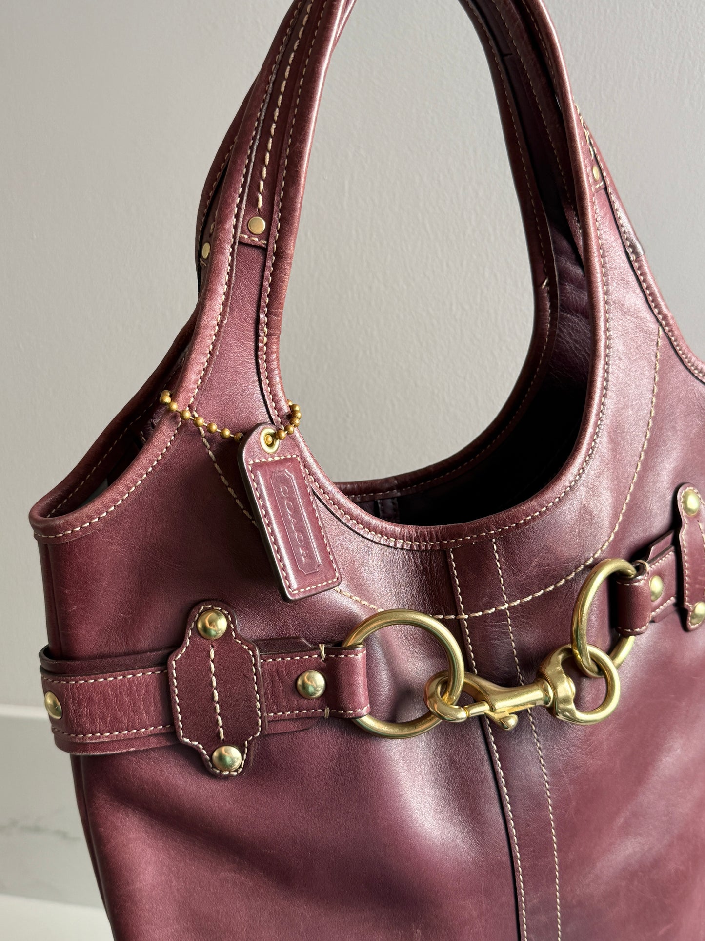 Rare Coach Ergo Leather Shoulder Bag