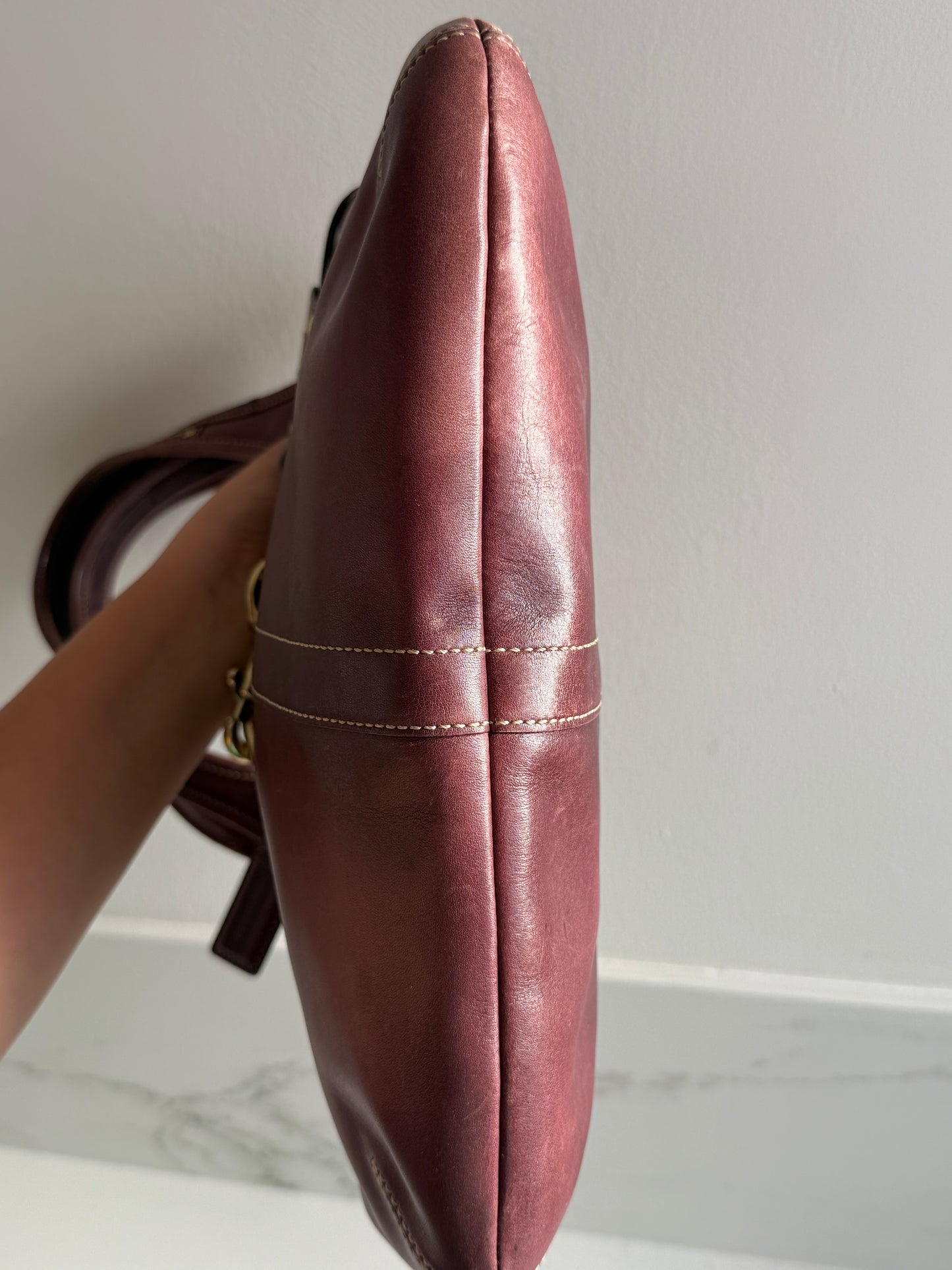 Rare Coach Ergo Leather Shoulder Bag