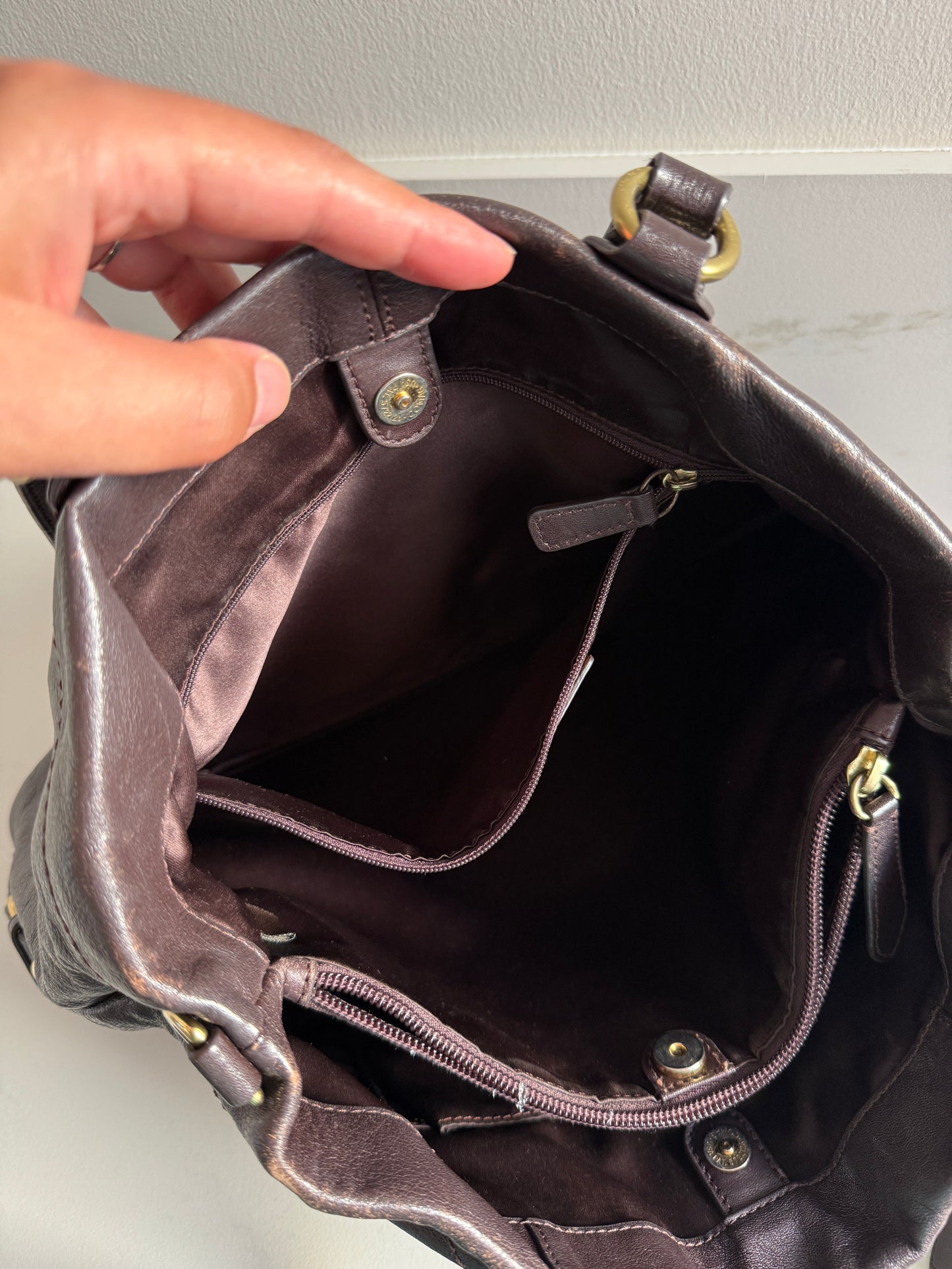 Super Rare Coach Ashley Leather Carryall Shoulder Bag