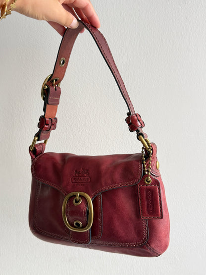 Super Rare Coach Bleecker Leather Shoulder Bag