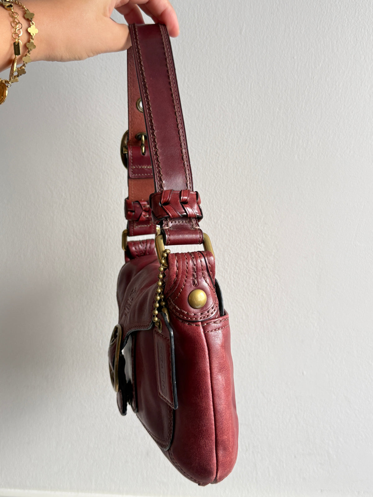 Super Rare Coach Bleecker Leather Shoulder Bag