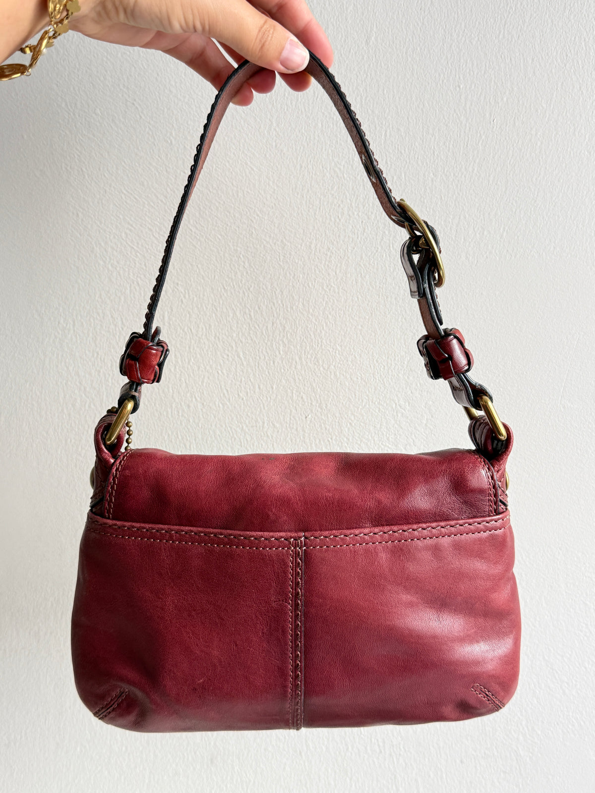 Super Rare Coach Bleecker Leather Shoulder Bag