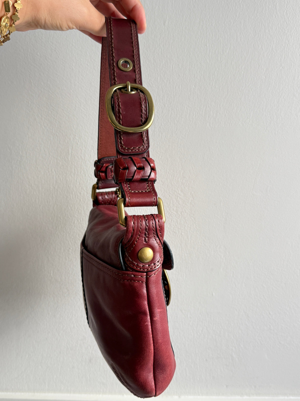 Super Rare Coach Bleecker Leather Shoulder Bag