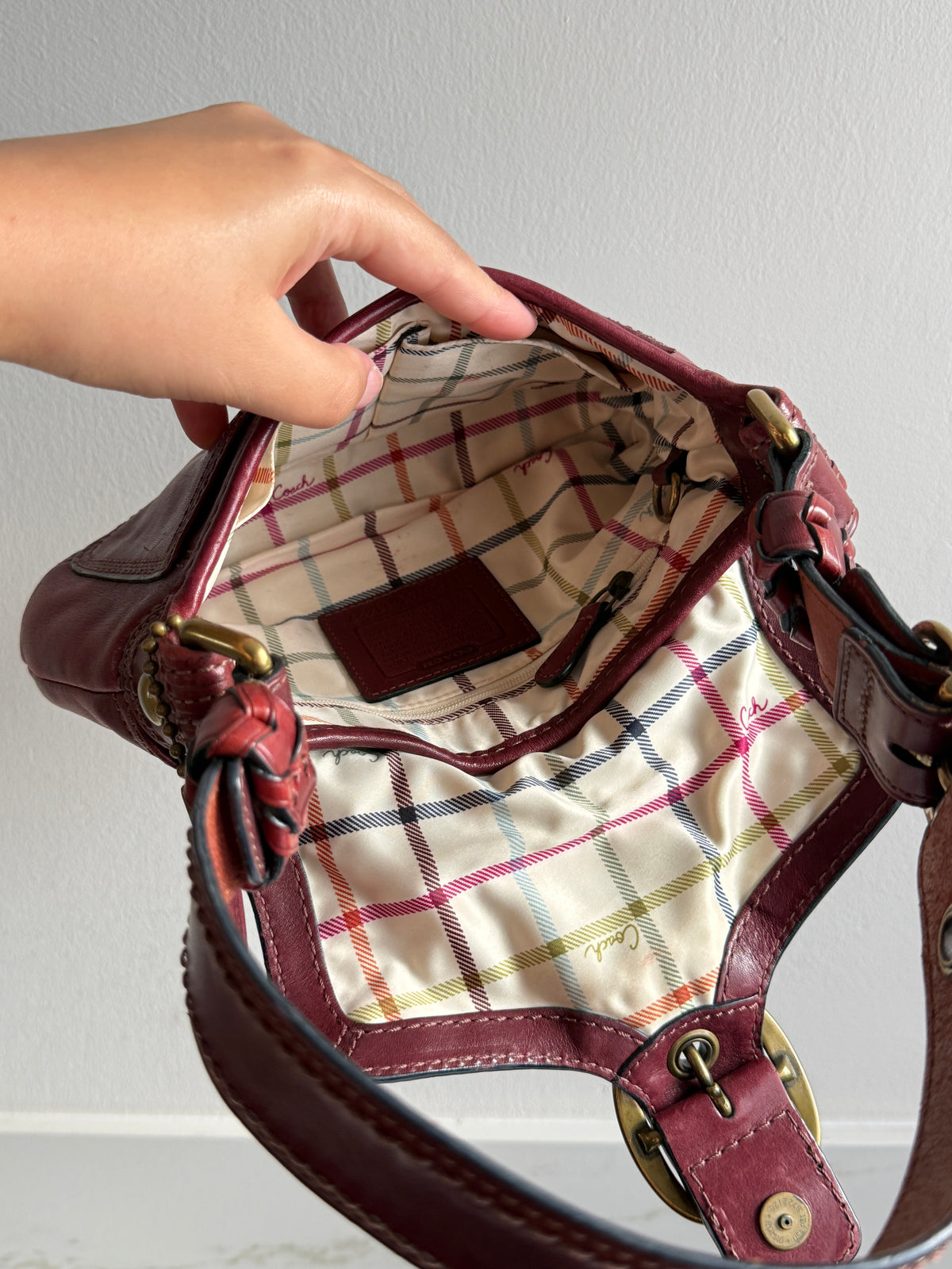 Super Rare Coach Bleecker Leather Shoulder Bag