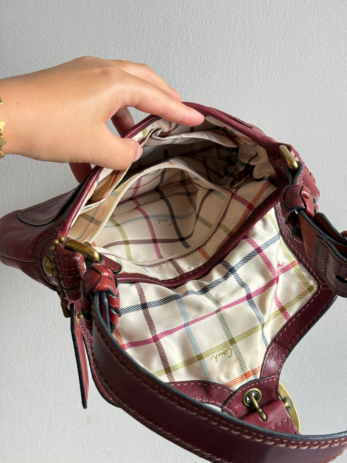 Super Rare Coach Bleecker Leather Shoulder Bag