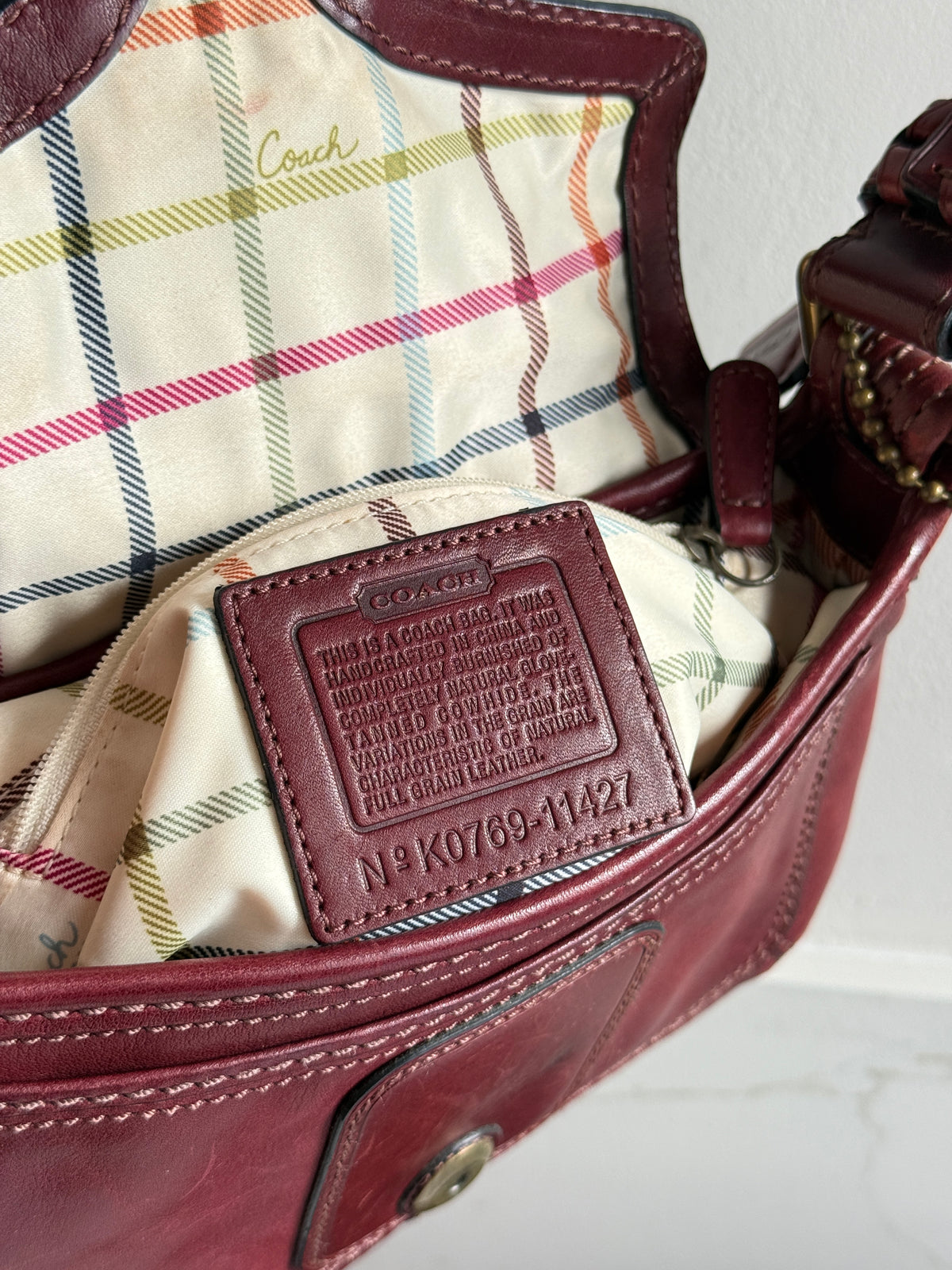 Super Rare Coach Bleecker Leather Shoulder Bag