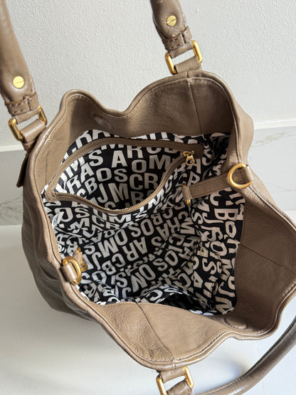 Marc by Marc Jacobs Classic Q Fran Leather Shoulder Bag