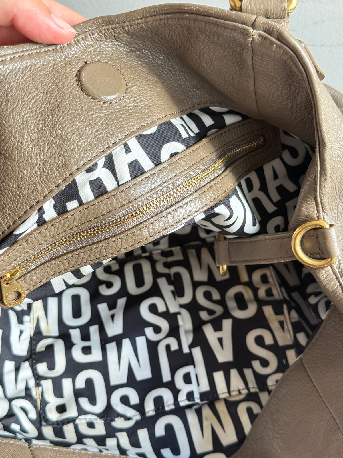 Marc by Marc Jacobs Classic Q Fran Leather Shoulder Bag