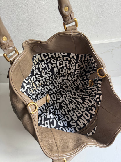 Marc by Marc Jacobs Classic Q Fran Leather Shoulder Bag
