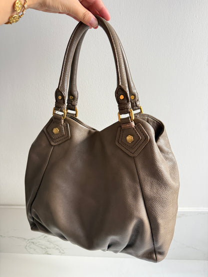 Marc by Marc Jacobs Classic Q Fran Leather Shoulder Bag