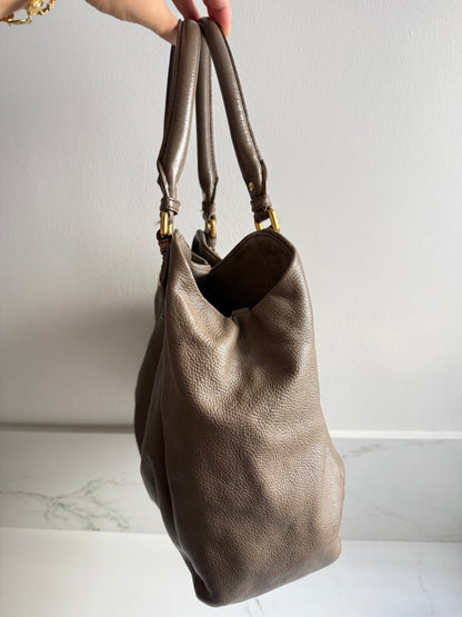 Marc by Marc Jacobs Classic Q Fran Leather Shoulder Bag