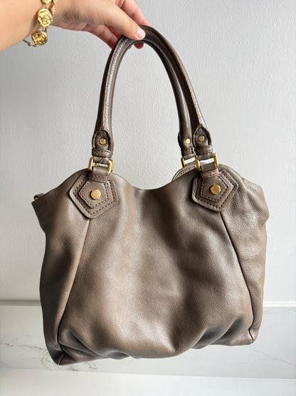 Marc by Marc Jacobs Classic Q Fran Leather Shoulder Bag