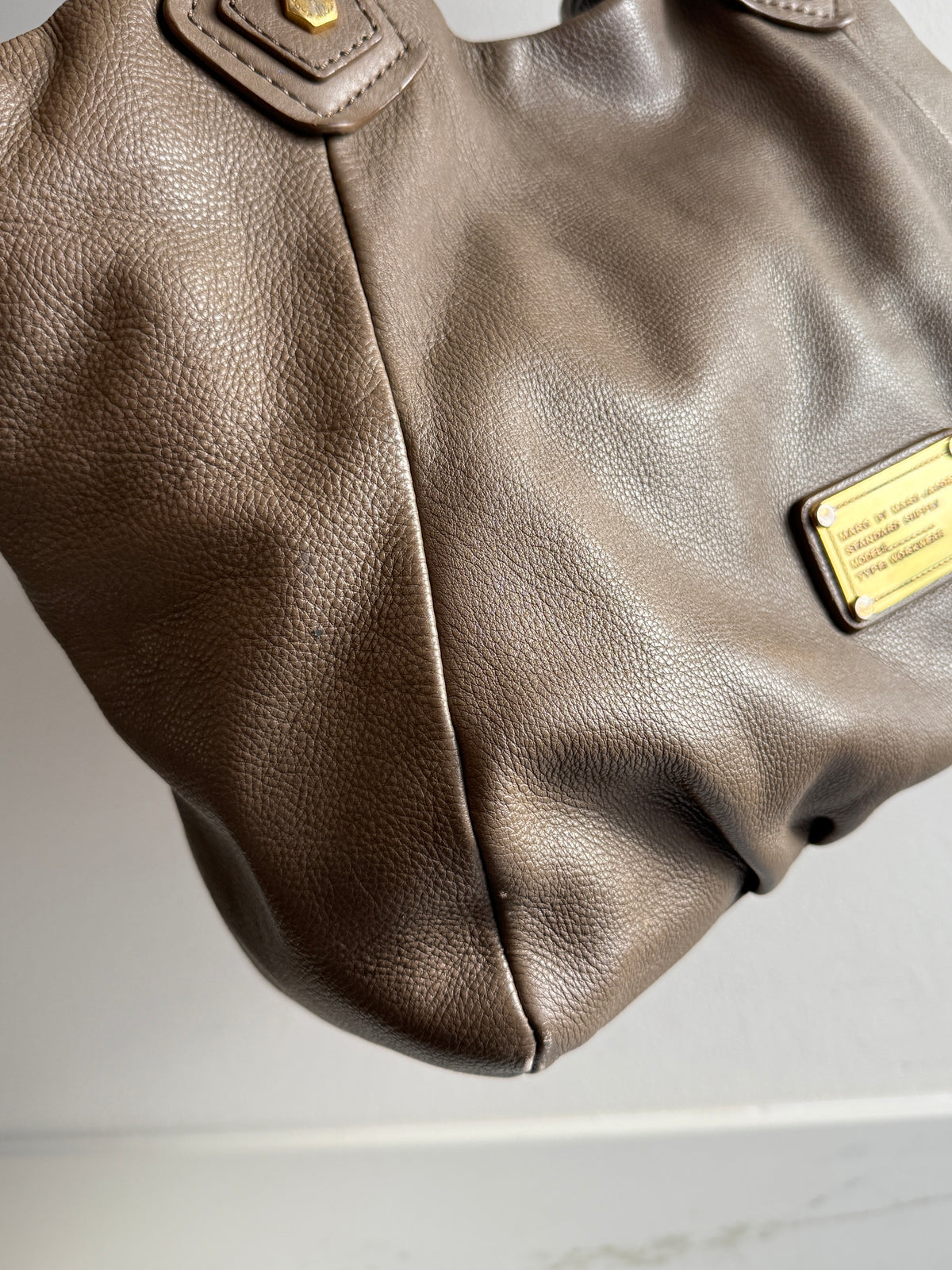 Marc by Marc Jacobs Classic Q Fran Leather Shoulder Bag