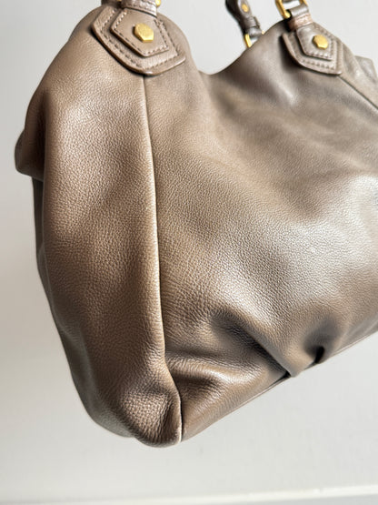 Marc by Marc Jacobs Classic Q Fran Leather Shoulder Bag