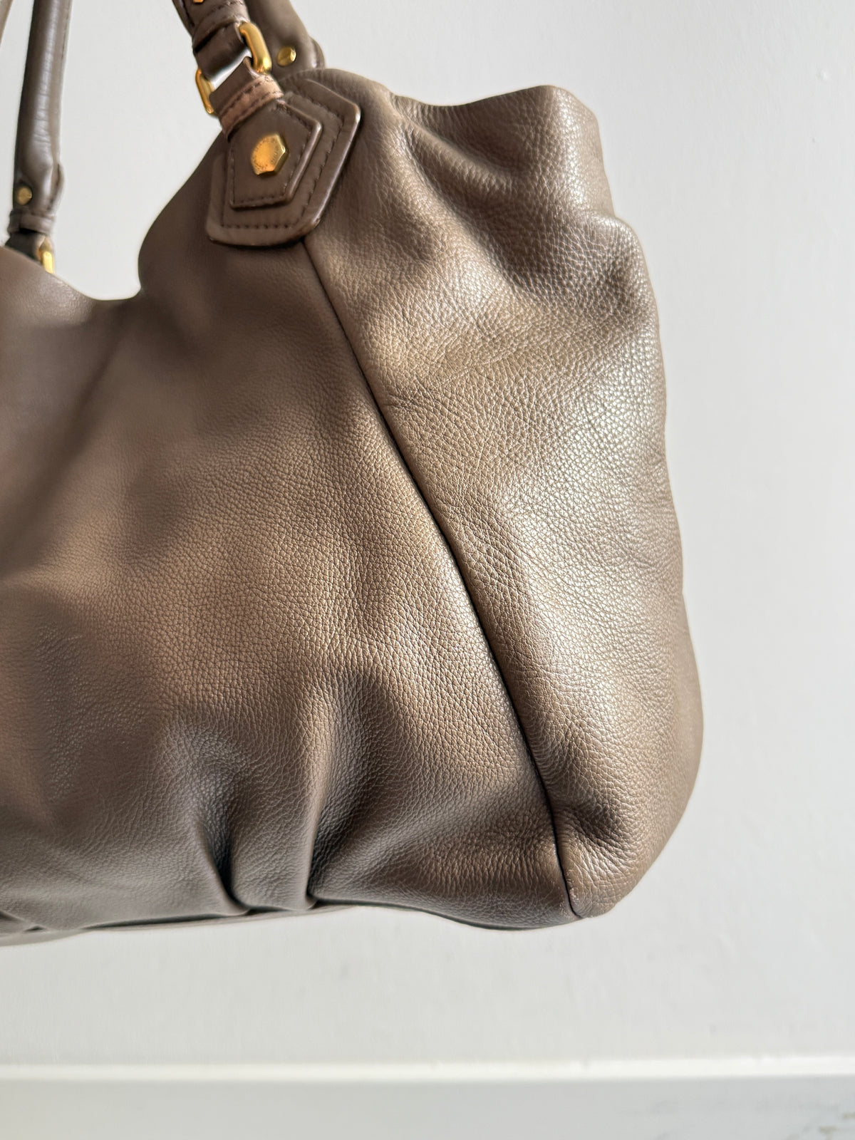 Marc by Marc Jacobs Classic Q Fran Leather Shoulder Bag