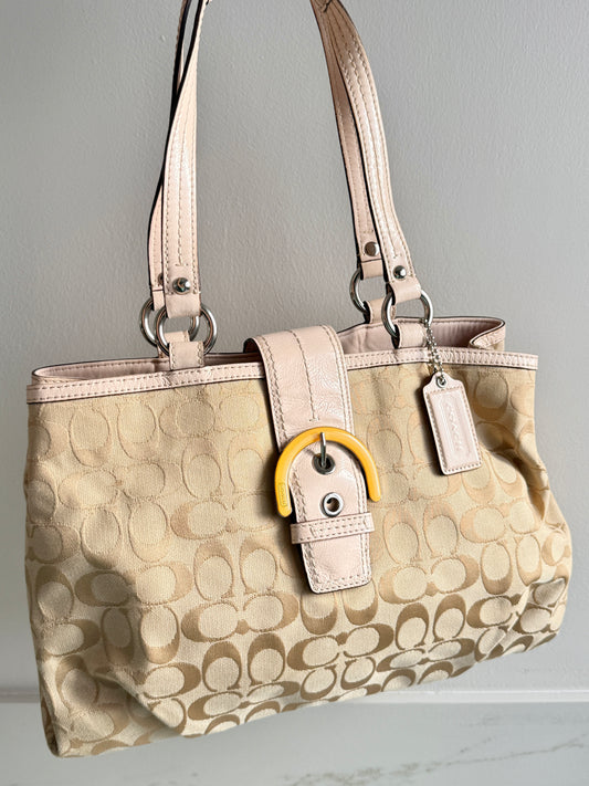 Coach Soho Signature Carryall Shoulder Bag