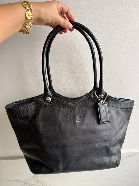 Coach Leather Tote Shoulder Bag