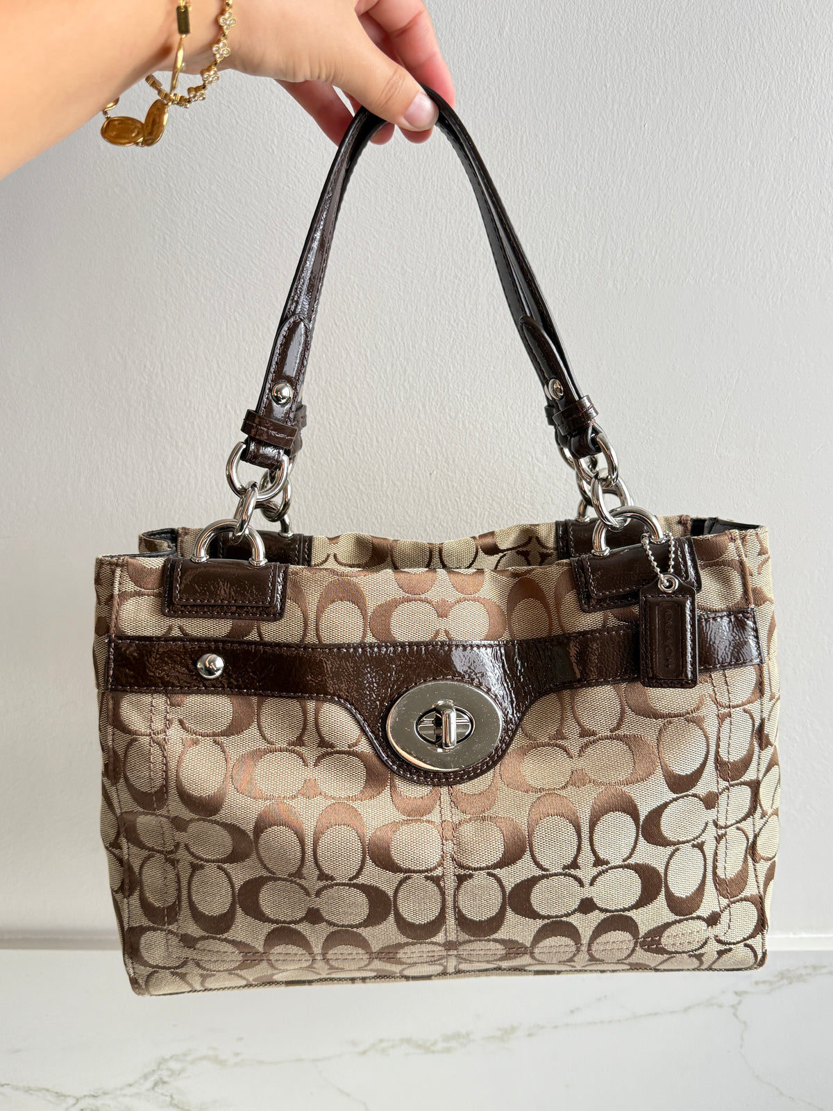 Rare Coach Penelope Signature Shoulder Bag