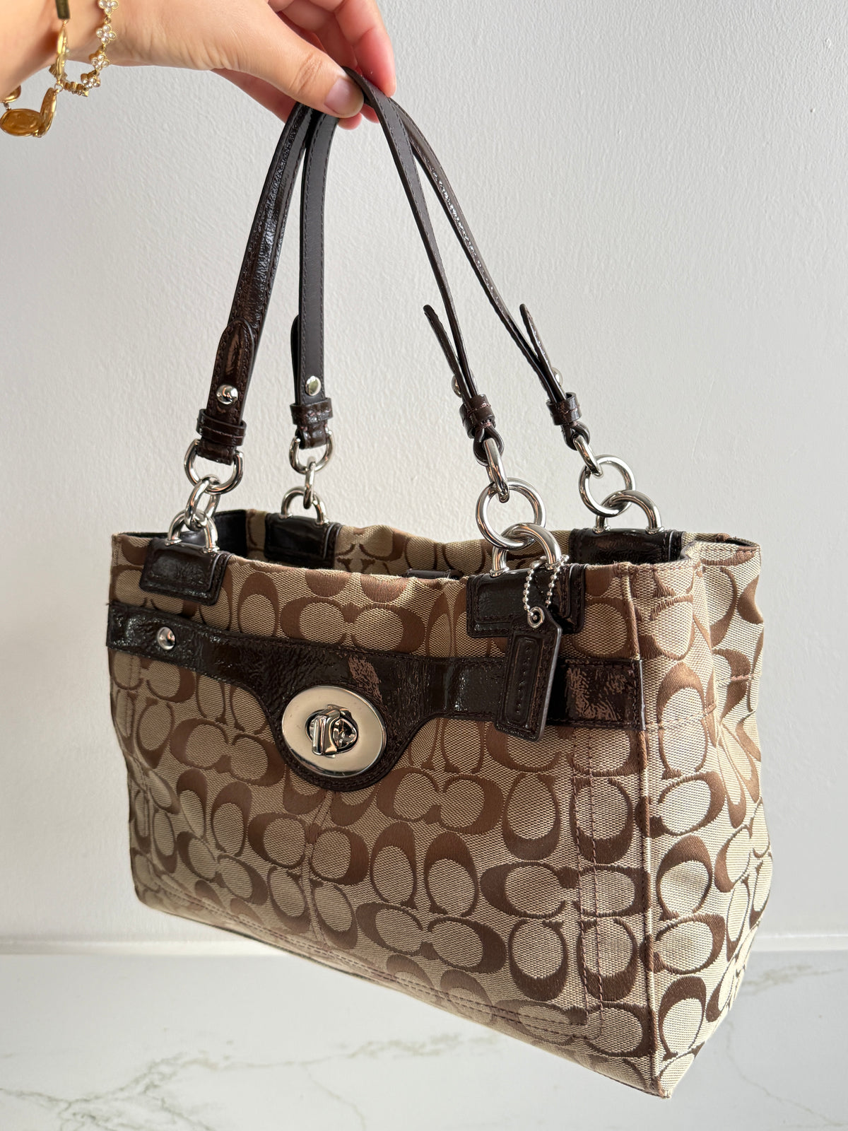 Rare Coach Penelope Signature Shoulder Bag