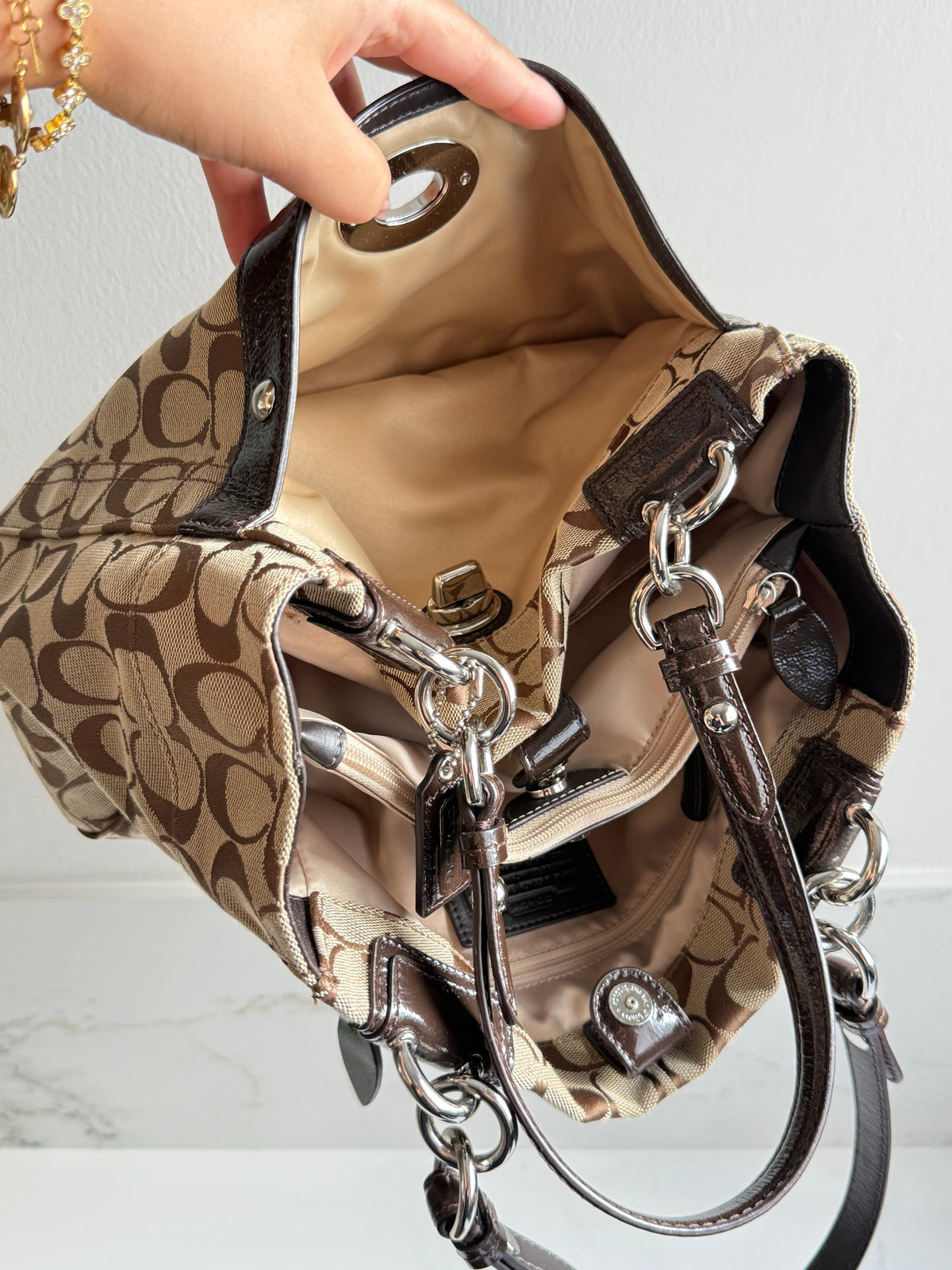 Rare Coach Penelope Signature Shoulder Bag
