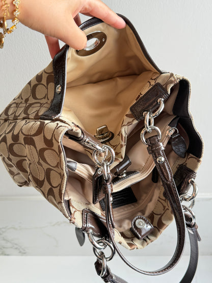 Rare Coach Penelope Signature Shoulder Bag