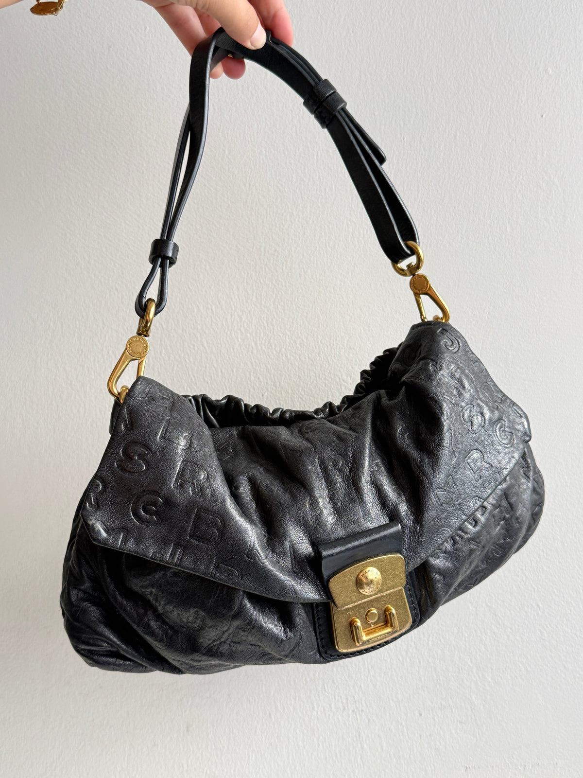 Rare Marc by Marc Jacobs Dreamy Logo Linda Shoulder Bag