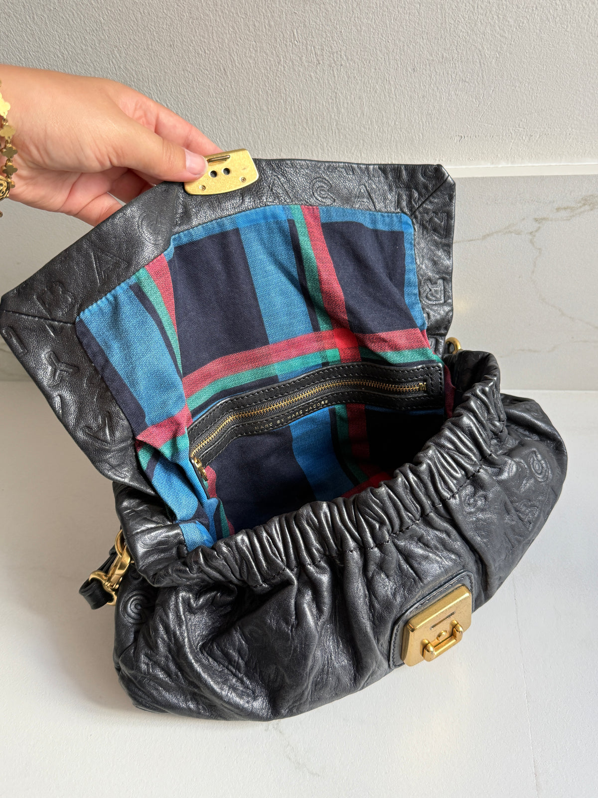 Rare Marc by Marc Jacobs Dreamy Logo Linda Shoulder Bag