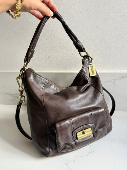Rare Coach Kristin Leather Hobo Shoulder Bag