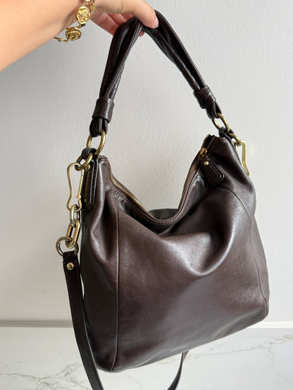 Rare Coach Kristin Leather Hobo Shoulder Bag