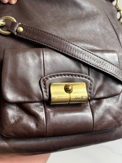 Rare Coach Kristin Leather Hobo Shoulder Bag