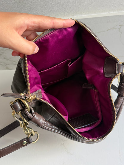 Rare Coach Kristin Leather Hobo Shoulder Bag