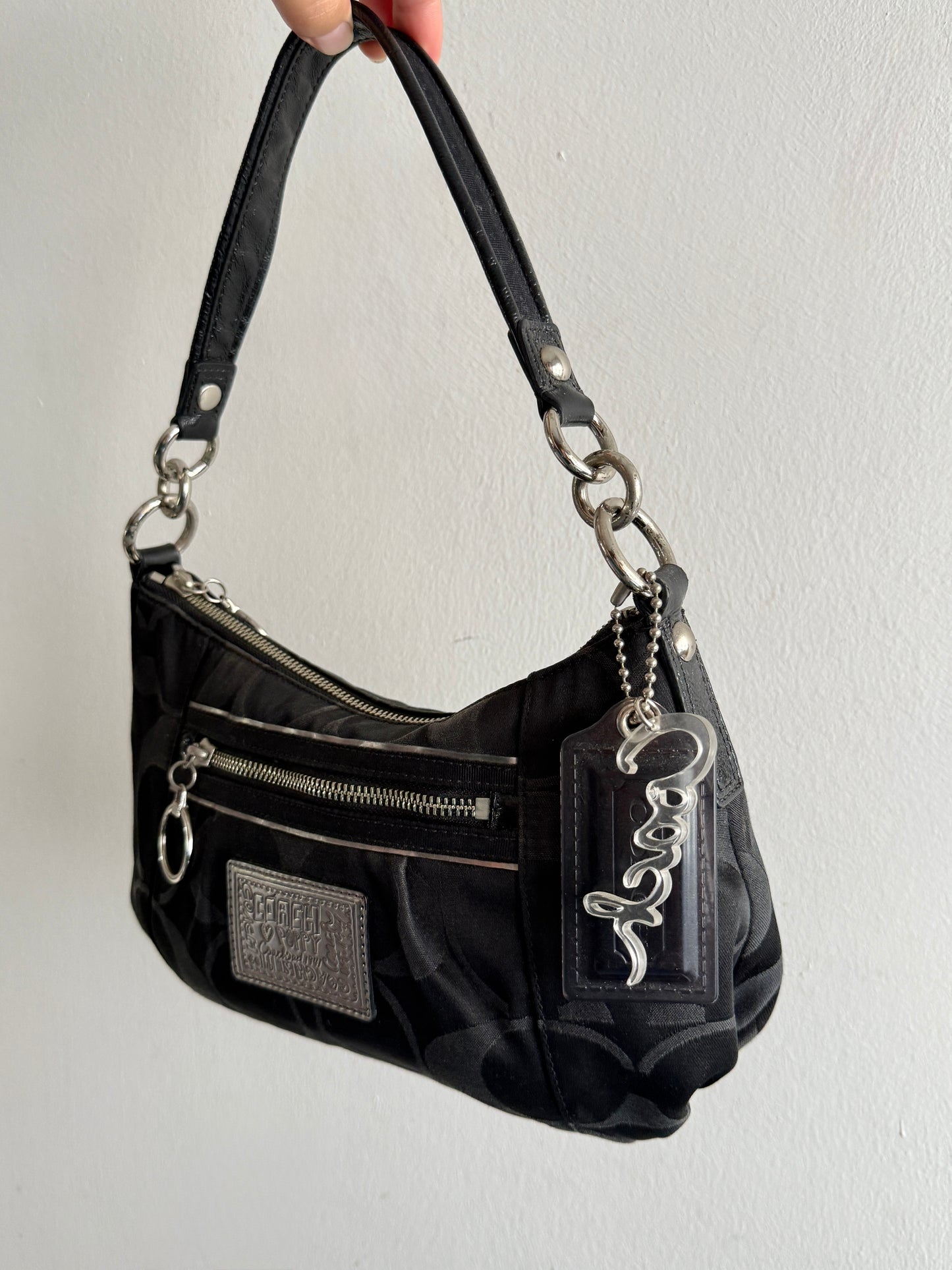 Rare Coach Poppy Signature Shoulder Bag