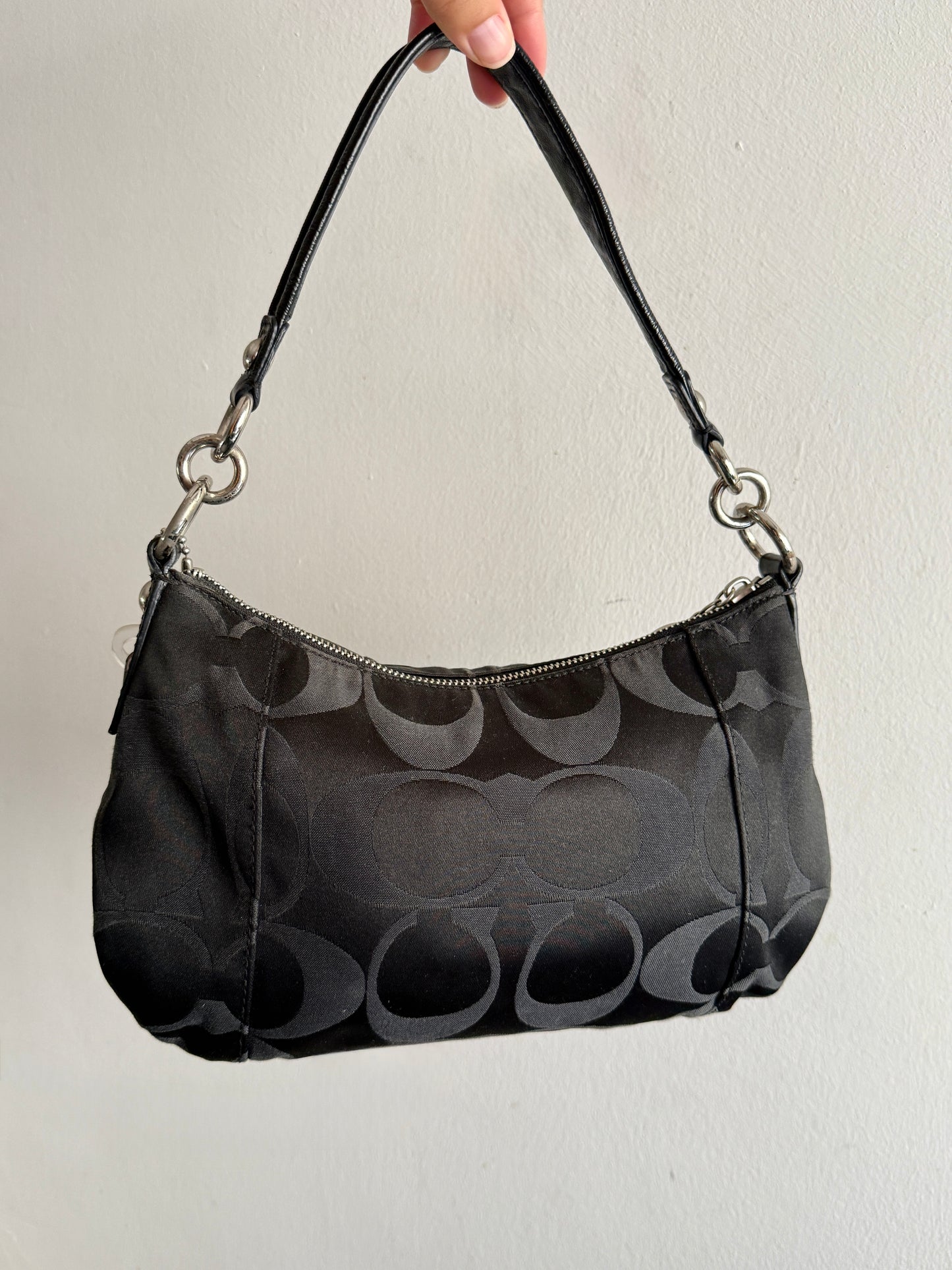 Rare Coach Poppy Signature Shoulder Bag