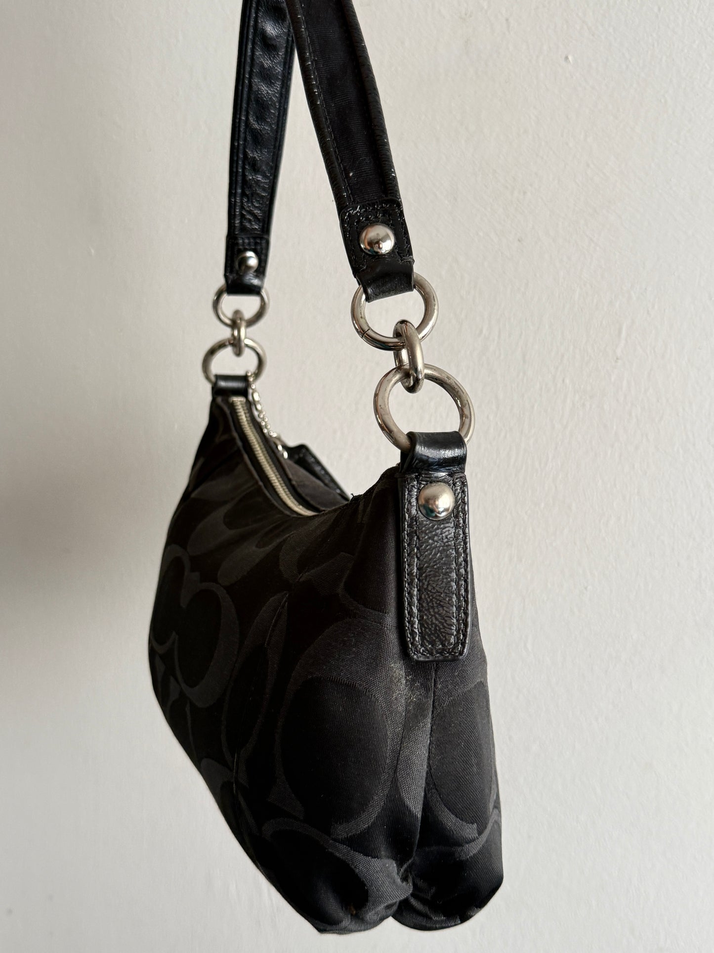 Rare Coach Poppy Signature Shoulder Bag
