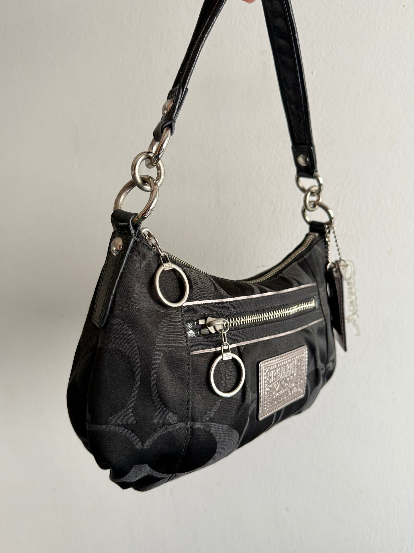Rare Coach Poppy Signature Shoulder Bag