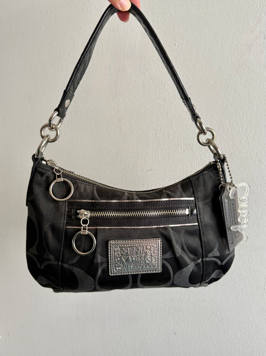 Rare Coach Poppy Signature Shoulder Bag