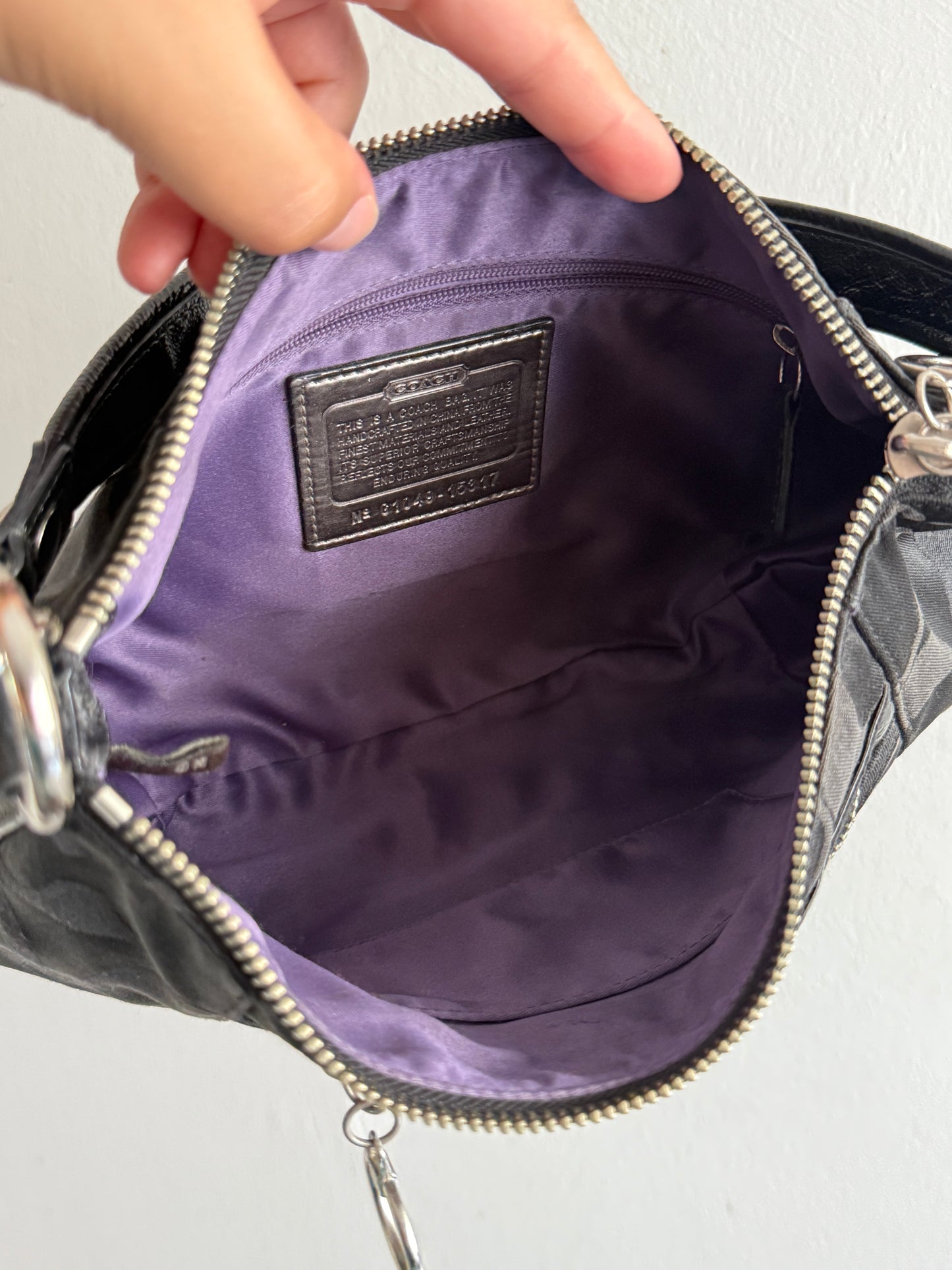 Rare Coach Poppy Signature Shoulder Bag
