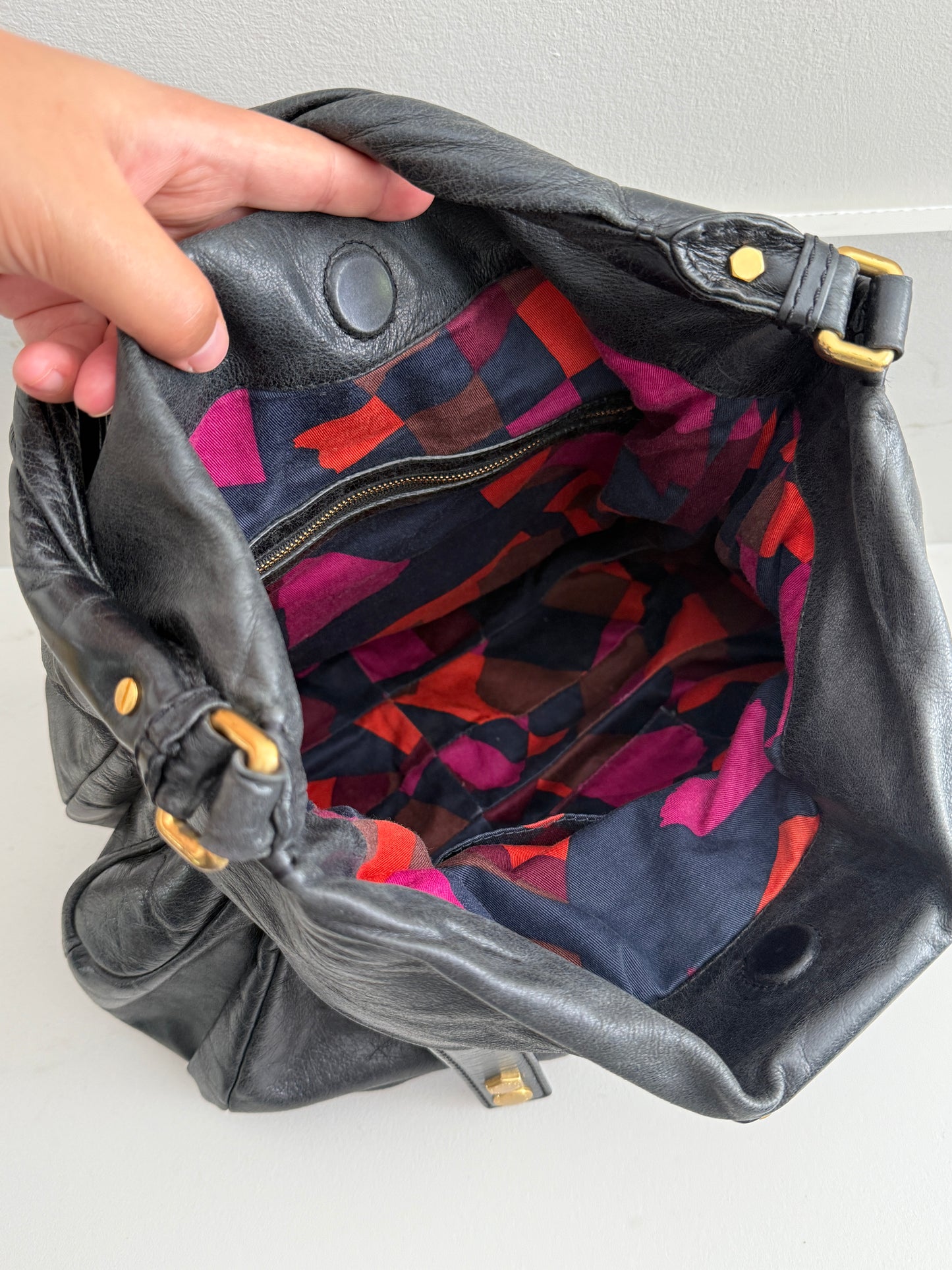 Marc by Marc Jacobs Black Leather Shoulder Bag