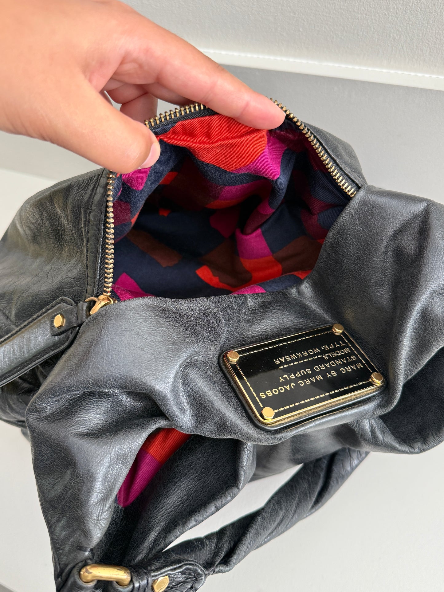 Marc by Marc Jacobs Black Leather Shoulder Bag