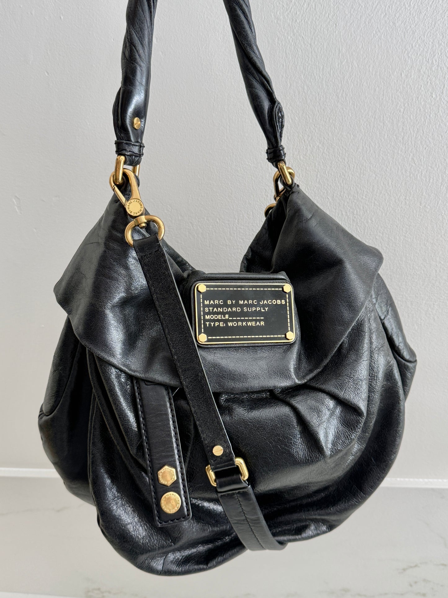 Marc by Marc Jacobs Black Leather Shoulder Bag