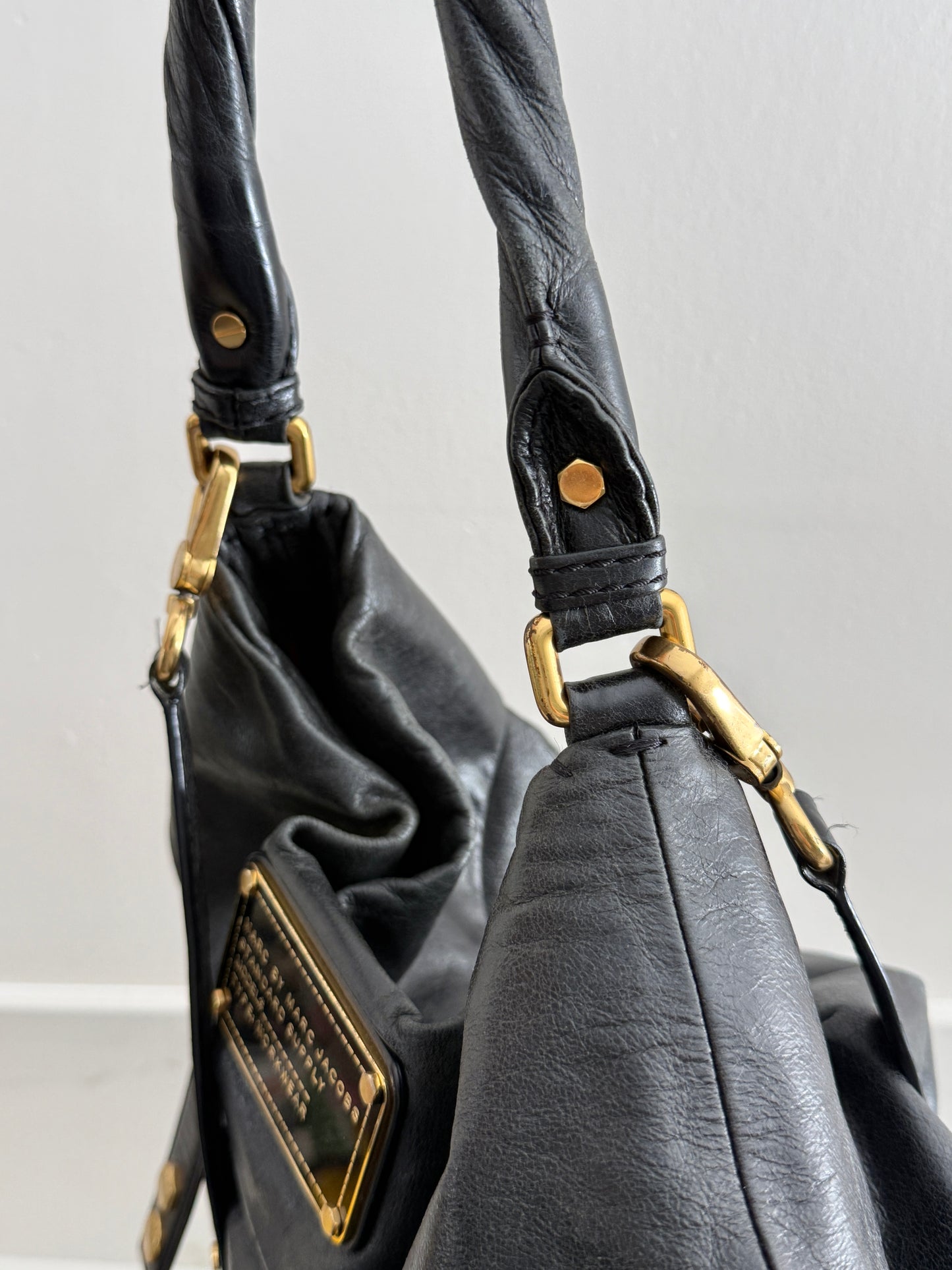 Marc by Marc Jacobs Black Leather Shoulder Bag