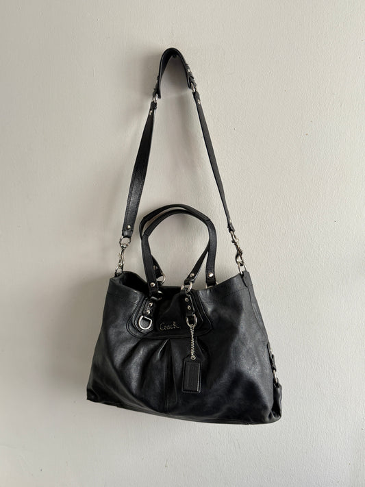 Coach Ashley Leather Carryall Shoulder Bag