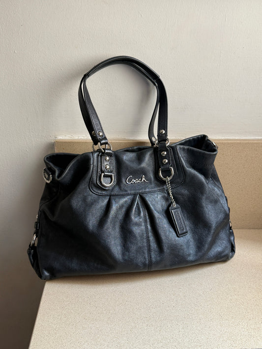 Coach Ashley Leather Carryall Shoulder Bag
