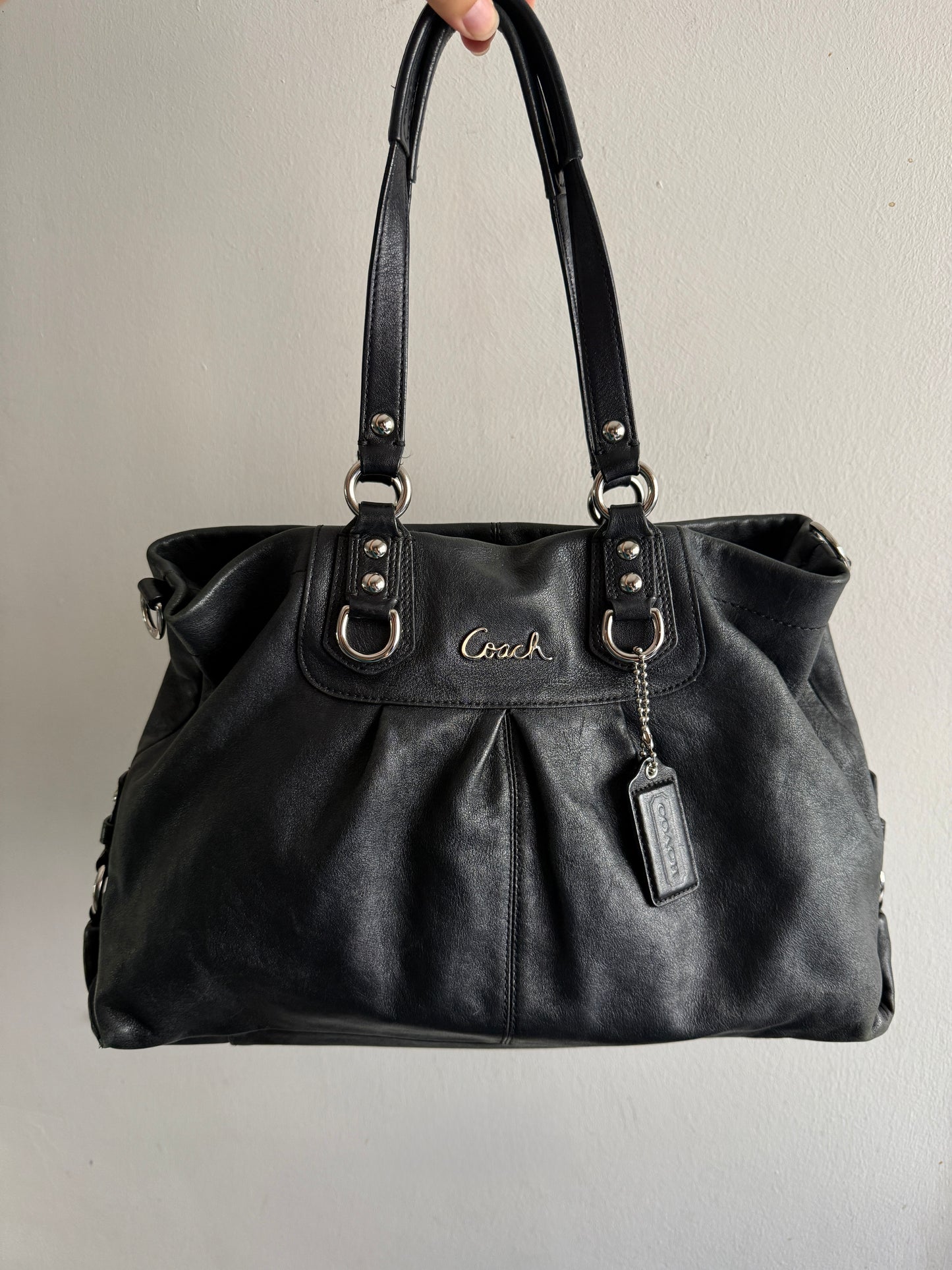 Coach Ashley Leather Carryall Shoulder Bag