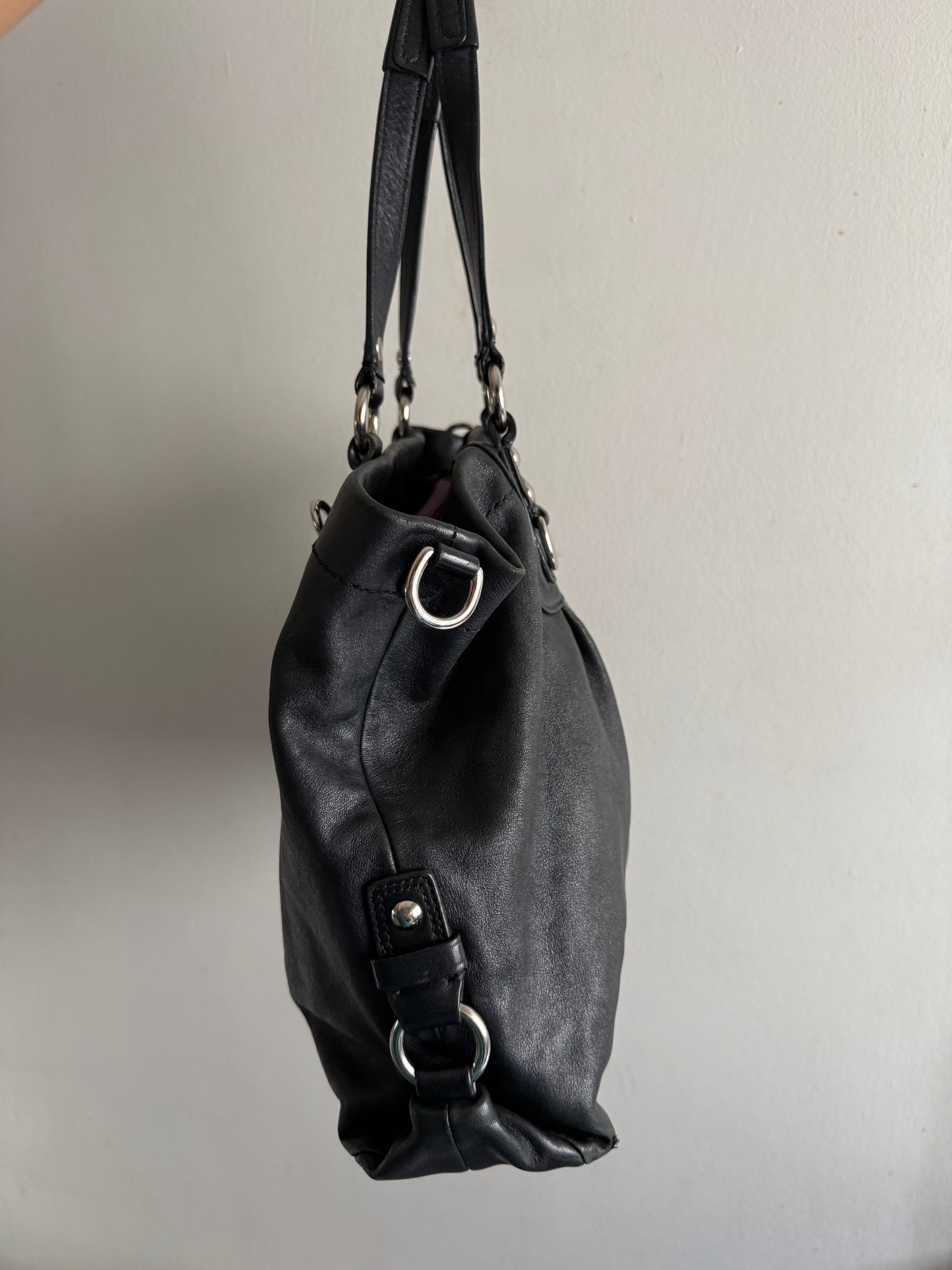 Coach Ashley Leather Carryall Shoulder Bag