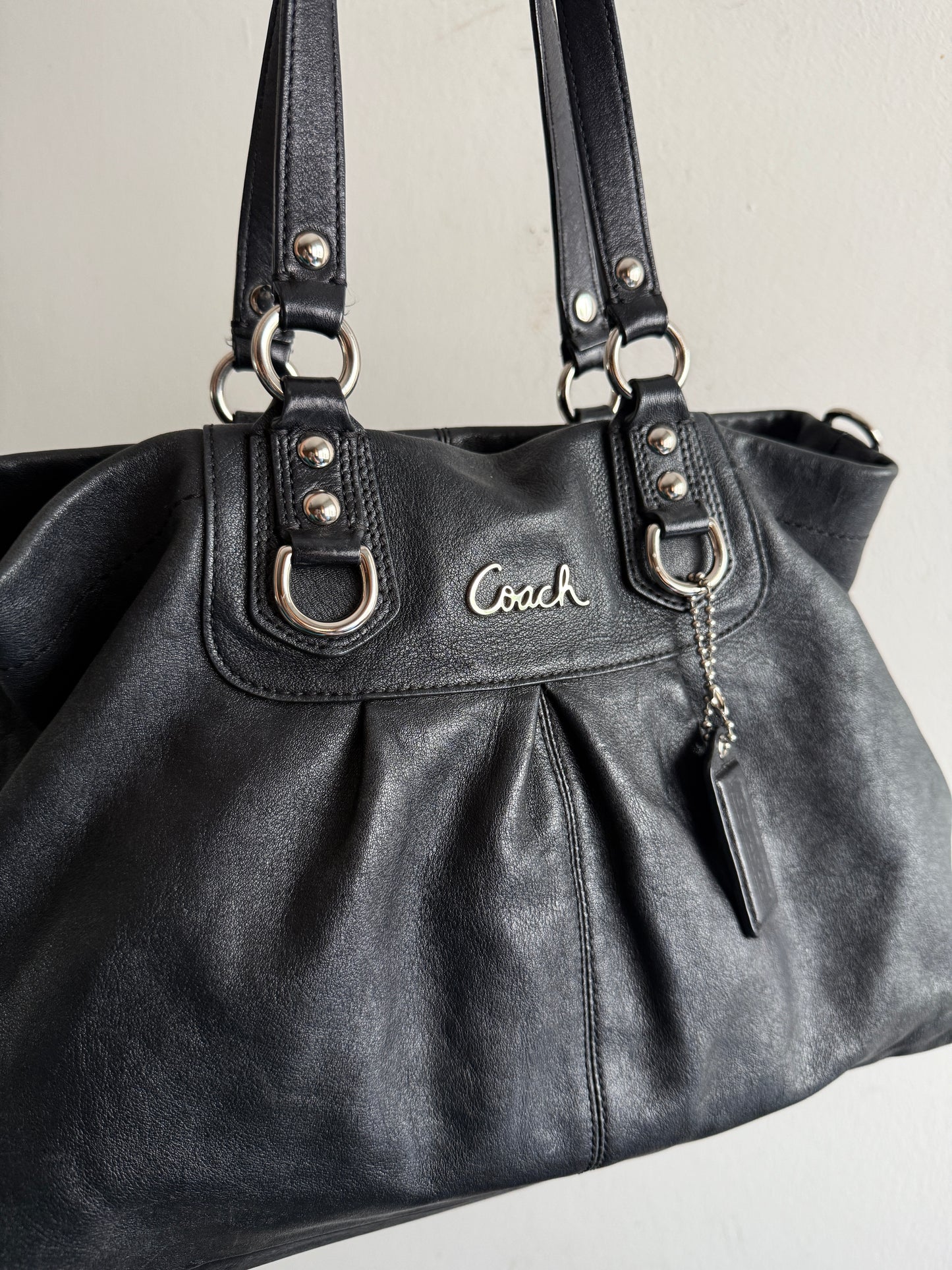 Coach Ashley Leather Carryall Shoulder Bag