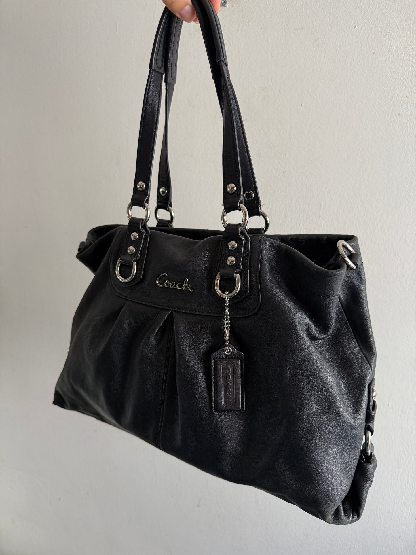 Coach Ashley Leather Carryall Shoulder Bag