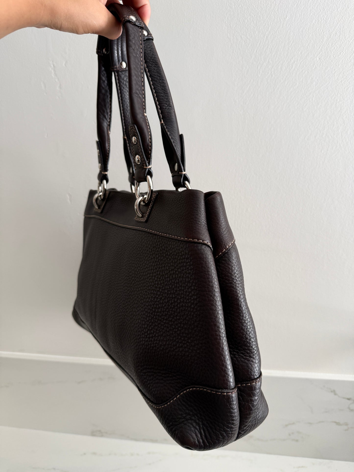 Coach Penelope Leather Carryall Shoulder Bag