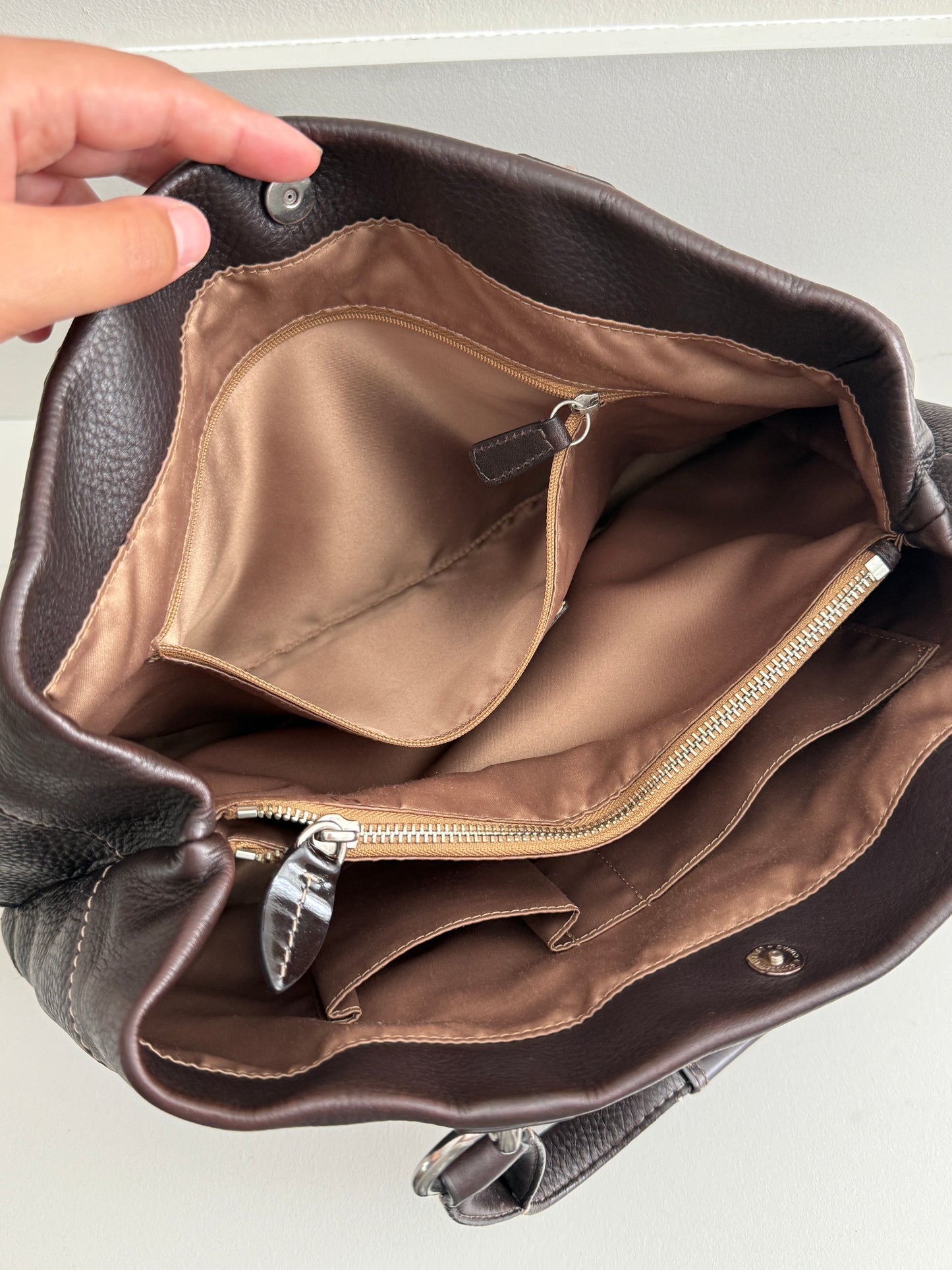 Coach Penelope Leather Carryall Shoulder Bag