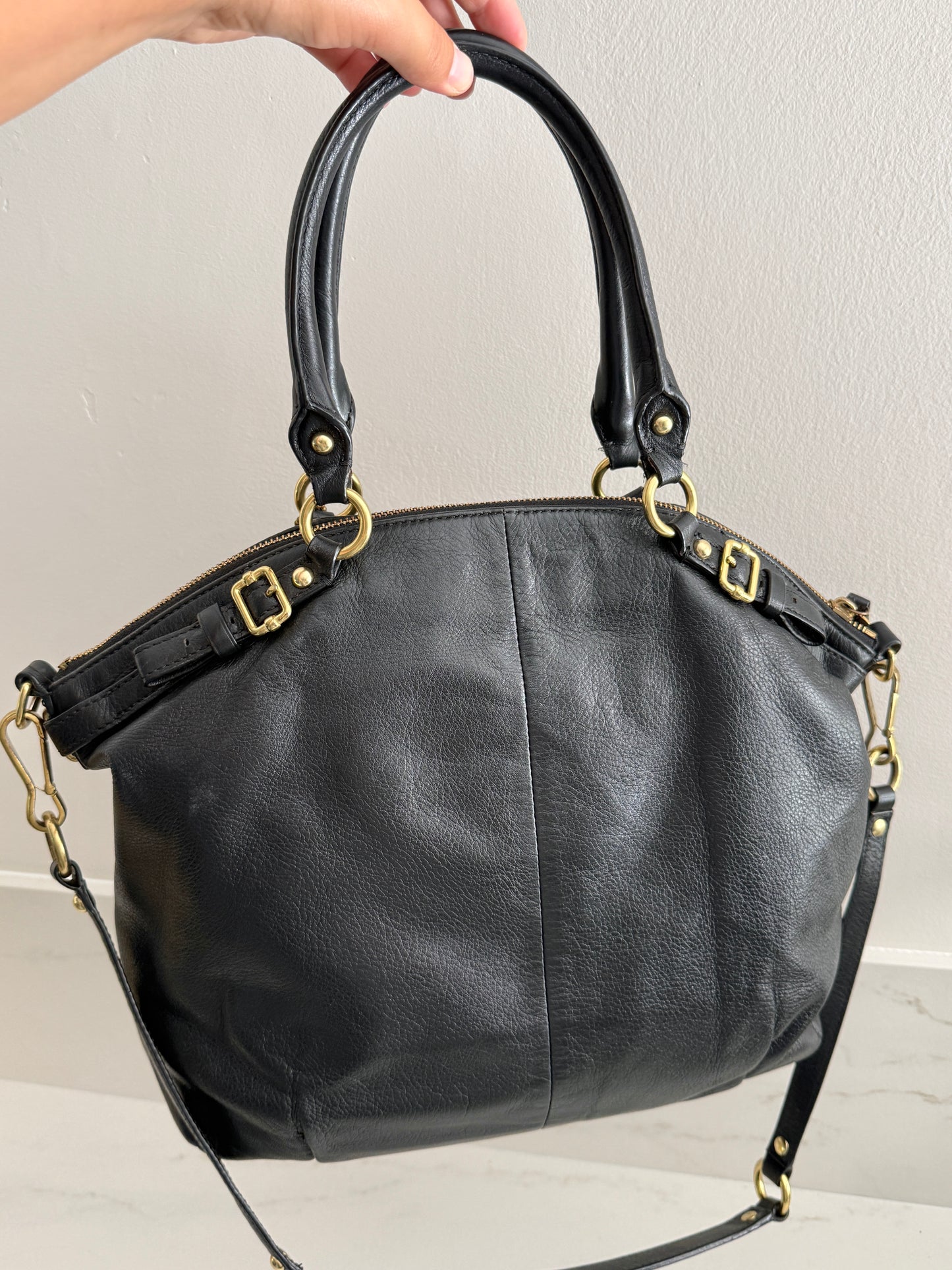 Coach Sophia Lindsey Leather Tote Bag